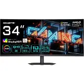 Gigabyte MO34WQC36 EK 34" WQHD, OLED, 360Hz, USB-C hub -kaareva pelinäyttö