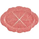 Bordallo Pinheiro - Cabbage Tarjoiluastia 37,5x26 cm Vaaleanpunainen