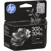 HP 302XL/304XL -mustekasetti, 5.5 ml, musta