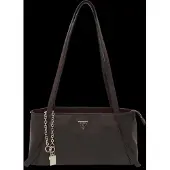 GUESS Devon Shoulder Satchel - Brown - ONE SIZE