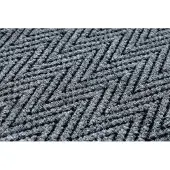 Rugsx Alfombrilla antideslizante 100 cm MAGNUS 2954 Zigzag exterior, interior gris 100x170 cm