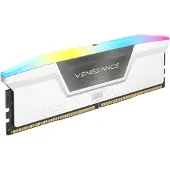 Corsair Vengeance RGB 32 Gt (2 x 16 Gt) DDR5 6200 MHz, CL36 -muisti, valkoinen (XMP)