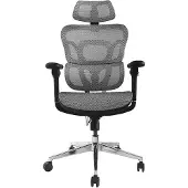Equip 651050, Verkkoistuin, Verkkoselkänoja, Harmaa, Harmaa, Verkko, Nailon, Verkko, Nailon