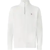 Gant for man. 2008005 Off-white Shield Half-Zip Jersey (XXL), Casual, Cotton