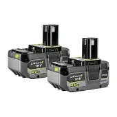 Ryobi Akkupaketti 2 kpl 18 V 4,0 Ah