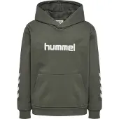 Hummel Hmljr Reg Logo Hoodie - Khaki green - 158/164