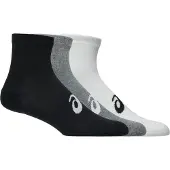 Asics 3 Pack Quarter Sock - Multi/patterned - XL