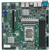 Asrock W680D4U-2L2T/G5, 1xSKT LGA1700, Intel Core 12/13 Gen., W680, 4xDIMM, SATA, 1xM.2, 2xGbE, 2x10GbE, IPMI (W680D4U-2L2T/G5)