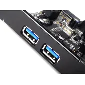 Silverstone USB 3.0 -lisäkortti, 2 x ulk. USB 3.0 2 x sis. USB 3.0, PCI-E x1