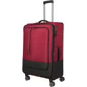 Travelite Crosslite 5.0 4-pyöräinen vetolaukku L 77 cm Laajennettava Punainen