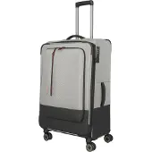 Travelite Crosslite 5.0 4-pyöräinen vetolaukku L 77 cm Laajennettava Valkoinen
