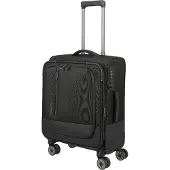 Travelite Crosslite 4-pyöräinen Käsimatkatavara S 55 cm Musta