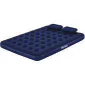 Bestway 67374 Queen Easy Inflate Flocked Airbed 203x152x22 Cm Kaksi Hengen Ilmapatja Sisäänrakennetulla Pumpulla