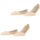Esprit Socks Cotton Invisible 2-Pack Sustainable Uni Coloured - Cream - 35-38