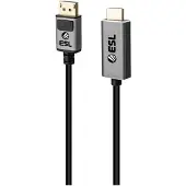 Diverse ESL Gaming Mini DisplayPort - HDMI -kaapeli, 2 m, musta