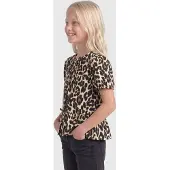 ONLY Kogclara Life S/S Bow Shirt Wvn Noos - Black - 128