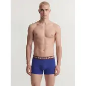 Jack & jones Bokserishortsit 'JACLICHFIELD' sininen / vihreä / verenpunainen / valkoinen