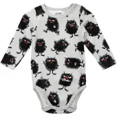 Muumi Pigg Velourbody - Grey - 68