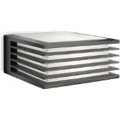 Philips Ulkoseinävalaisin Shades, himmennettävä, Musta, Alumiini, Moderni,