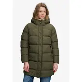 Superdry Hooded Sports Puffer Mid Jkt - Khaki green - 12