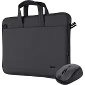 Trust BOLOGNA BAG AND MOUSE SET - BLACK