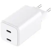GRATEQ olos verkkovirtalaturi pd/pps 2xusb-c gan 65w