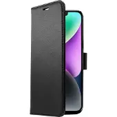Screenor Smart, iPhone 16e -lompakkokotelo, Musta