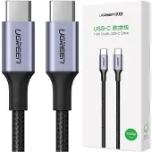 UGREEN US316 70428 USB-C to USB-C PD QC FCP 100W 5A 480Mb/s 1.5m Cable - Grey