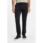 BOSS for man. 50510933 Chino Slim Trousers black (32/34), Casual, Cotton