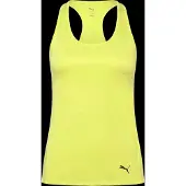 Puma W Tad Essential Racerback Tank - Yellow - L