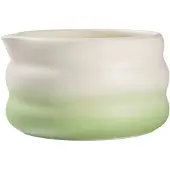 Chiato Keraaminen matchakulho Chawan Mint Earth – minttu / valkoinen