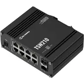 Teltonika TSW210 - Hallitsematon teollisuuden Ethernet-kytkin, alumiini