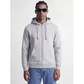 Jack & Jones Jjebradley Sweat Zip Hood Noos - Grey - L