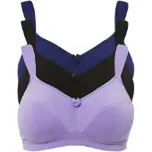 Bonprix Rintaliivi laivastonsininen / vaaleanvioletti / musta
