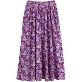 Bonprix Hame violetinsininen / fuksia / roosa / offwhite