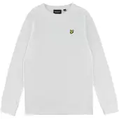 Lyle & Scott Plain Ls T-Shirt - White - 134-140