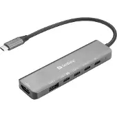 Sandberg USB-C 6-in-1mediaDock (136-77)