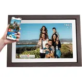 Denver Frameo PFF-1040DW 10.1” digitaalinen valokuvakehys, tumma puu