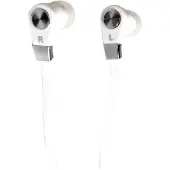 Mediatech MAGICSOUND DS-2 - Korvakuulokkeet mikrofonilla, yhteensopivat useimpien puhelimien, tablettien ja mediasoittimien kanssa Valkoiset