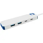 Targus Hyperdrive FLEX 4 port USB-C Combo Hub, Sininen