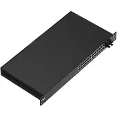 Teltonika SWM281 -kytkin, hallittava L2+, 24x Gigabit Ethernet, 4x SFP, räkkiasennettava, alumiini
