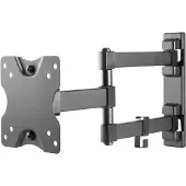 Deltaco – Näytön seinäteline, 13"-27", 20kg, 75x75-100-100, musta (ARM-1204)