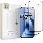 Tech-Protect Xiaomi 17T Glass Fit+ Panssarilasi - 2 kpl. - Musta