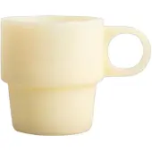 Homla PALLORA Yellow lasi kahvalla, 250 ml