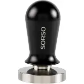 Sorso Barista dynamometrinen tampperi, ruostumaton teräs, alumiinikahva, 58 mm – musta