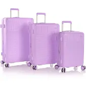 Heys Pastel 4-pyöräinen Matkalaukkusetti 3-osainen Laajennettava Lila