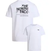 The North Face Paita 'Mountain' musta / valkoinen