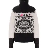 Kari Traa Saga Knit, paita, naisten, musta/valkoinen