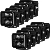 Purelux Työvalo Terrain Black Square Spot - 7 cm / 20W / Kapea, 1 kpl