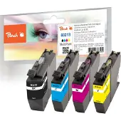 Peach PI500-266, Musta, Syaani, Magenta, Keltainen, 8,6 ml, 12,9 ml, 4 kpl, 425 sivua, Monipakkaus